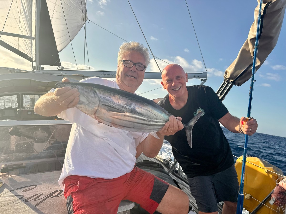 Crossing south Atlantic